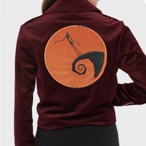 Disney Nightmare before Christmas Burgundy Vintage-Style Jacket
